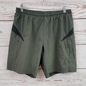 REI athletic layered hiking shorts